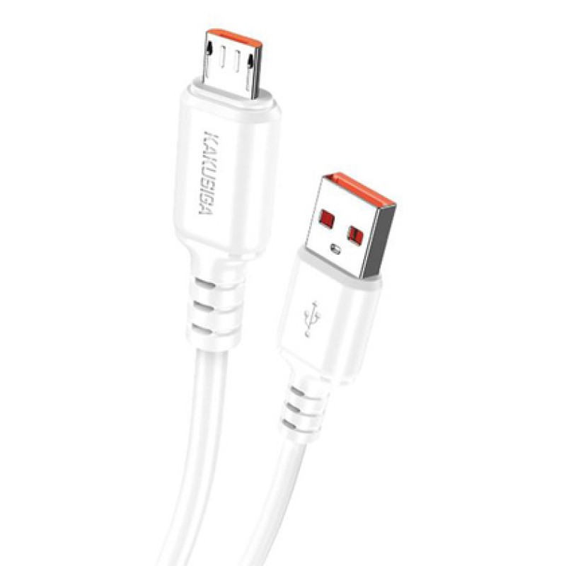 KAKUSIGA καλώδιο micro USB σε USB KSC-982, 3A, 480Mbps, 1m, λευκό
