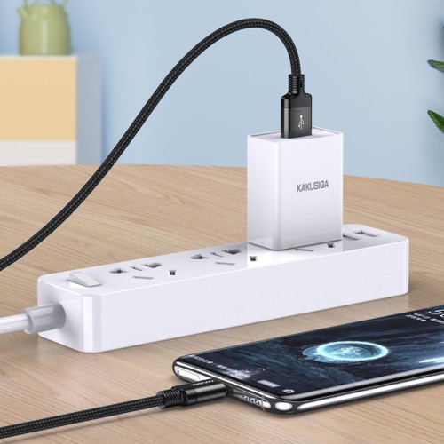 KAKUSIGA καλώδιο USB-C σε USB KSC-970, 3A, 480Mbps, 1m, μαύρο