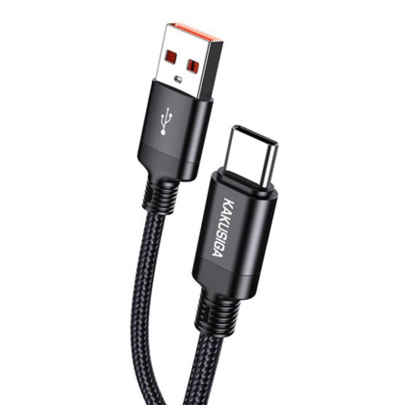 KAKUSIGA καλώδιο USB-C σε USB KSC-970, 3A, 480Mbps, 1m, μαύρο
