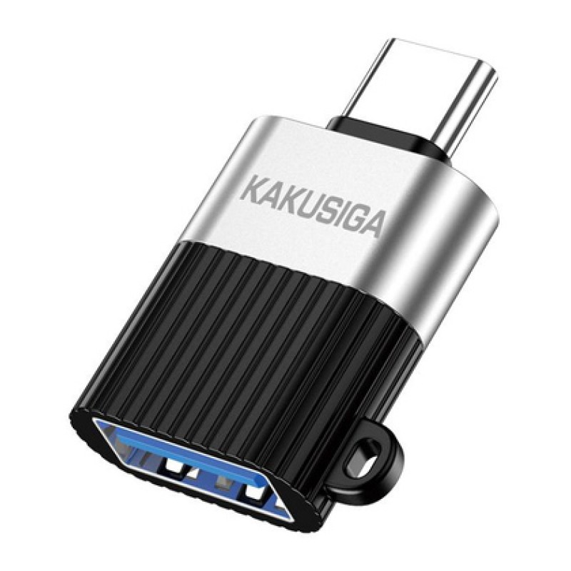 KAKUSIGA αντάπτορας USB-C σε USB KSC-1420, 5Gbps, 18W, γκρι