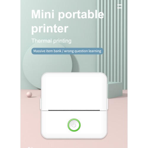 POWERTECH smart θερμικός εκτυπωτής φωτογραφιών & σχεδίων PT-1420, 200dpi, Bluetooth, λευκός