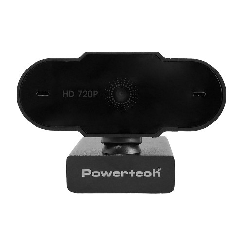 POWERTECH web camera PT-1426, 0.9MP, 720p HD, fixed εστίαση, 1.5m, μαύρη
