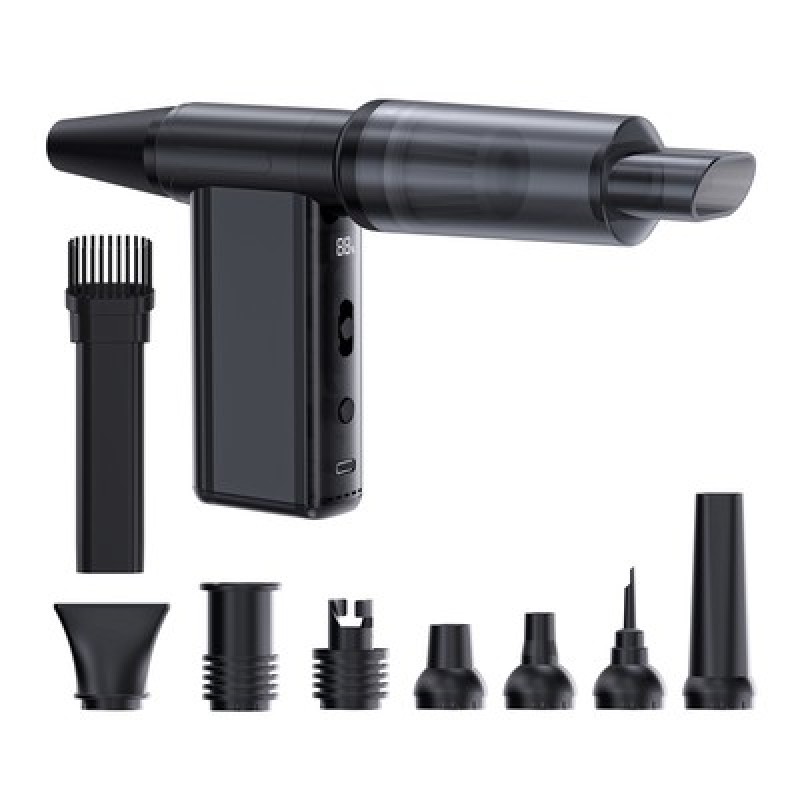 KINZIR 2 σε 1 σκουπάκι χειρός & air duster AD51, 180W, 4000mAh, μαύρο