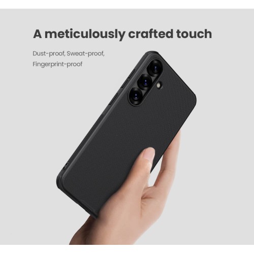 NILLKIN θήκη Super Frosted Shield Pro για Samsung Galaxy S25, μαύρη