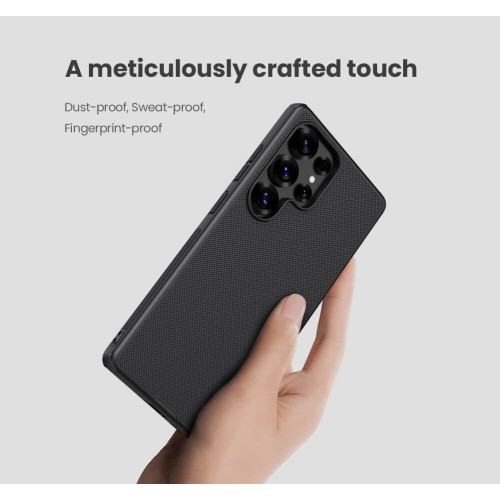 NILLKIN θήκη Super Frosted Shield Pro για Samsung Galaxy S25 Ultra, μαύρη