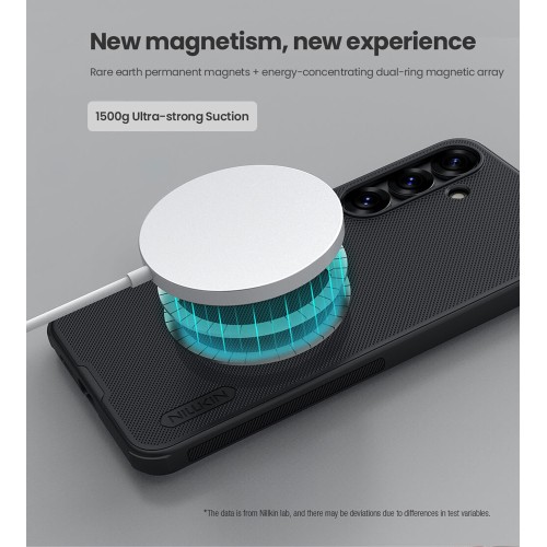 NILLKIN θήκη Super Frosted Shield Pro Magnetic για Samsung Galaxy S25, μαύρη