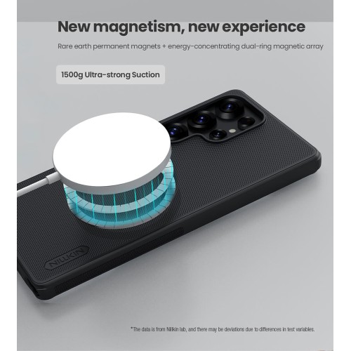 NILLKIN θήκη Super Frosted Shield Pro Magnetic για Samsung Galaxy S25 Ultra, μαύρη