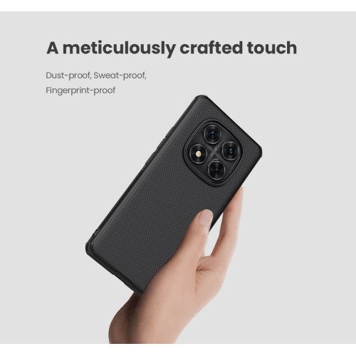 NILLKIN θήκη Super Frosted Shield Pro για Xiaomi Redmi Note 14 Pro, μαύρη