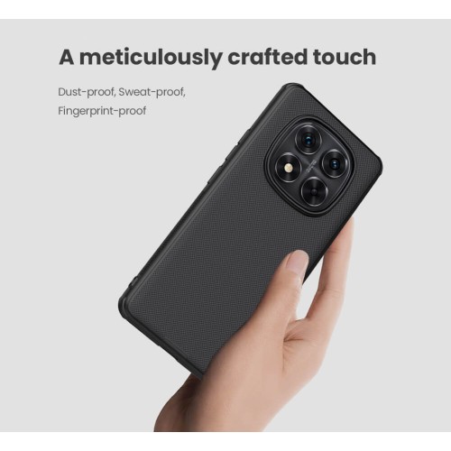 NILLKIN θήκη Super Frosted Shield Pro για Xiaomi Redmi Note 14 Pro Plus, μαύρη