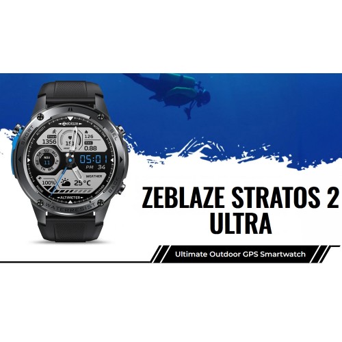 ZEBLAZE smartwatch Stratos 2 Ultra, heart rate, 1.43