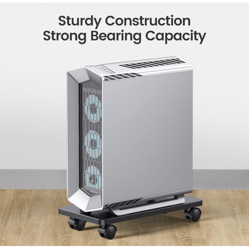 ORICO βάση PC CPB6 με ροδάκια, universal, 41x21.3cm, μεταλλική, μαύρη