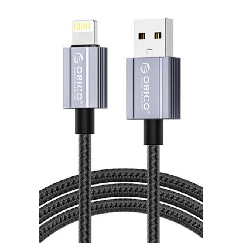 ORICO καλώδιο Lightning σε USB GQA12, 2.4A, 480Mbps, 1m, μαύρο