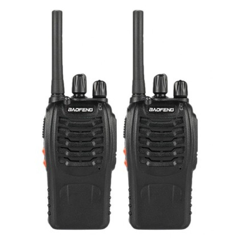 BAOFENG σετ ασύρματοι πομποδέκτες BF-88E, PMR, 0.5W, μαύρο, 2τμχ