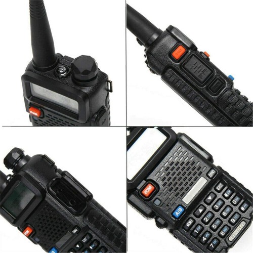 BAOFENG ασύρματος πομποδέκτης UV-5R, VHF/UHF, 5W, μαύρος