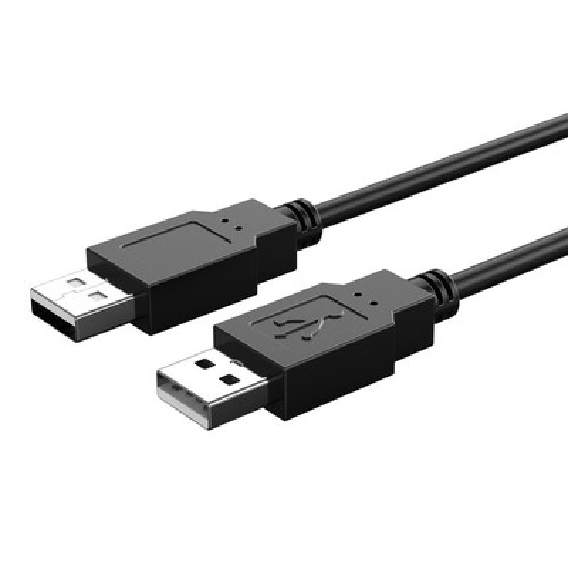 CABLETIME καλώδιο USB 2.0 C161-AMAM, 480Mbps, 0.5m, μαύρο