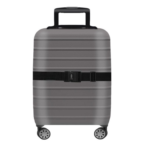 HOME USE ιμάντας βαλίτσας HUH-0240 με λουκέτο συνδυασμού, ρυθμιζόμενος, 2m, μαύρος