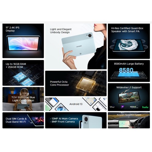 DOOGEE tablet T30S, 11