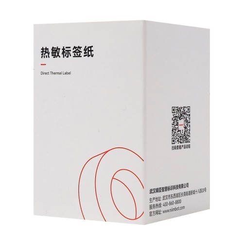 NIIMBOT ρολό θερμικών αυτοκόλλητων ετικετών T60X80-95-WH, 60x80mm, 95 ετικέτες, λευκό