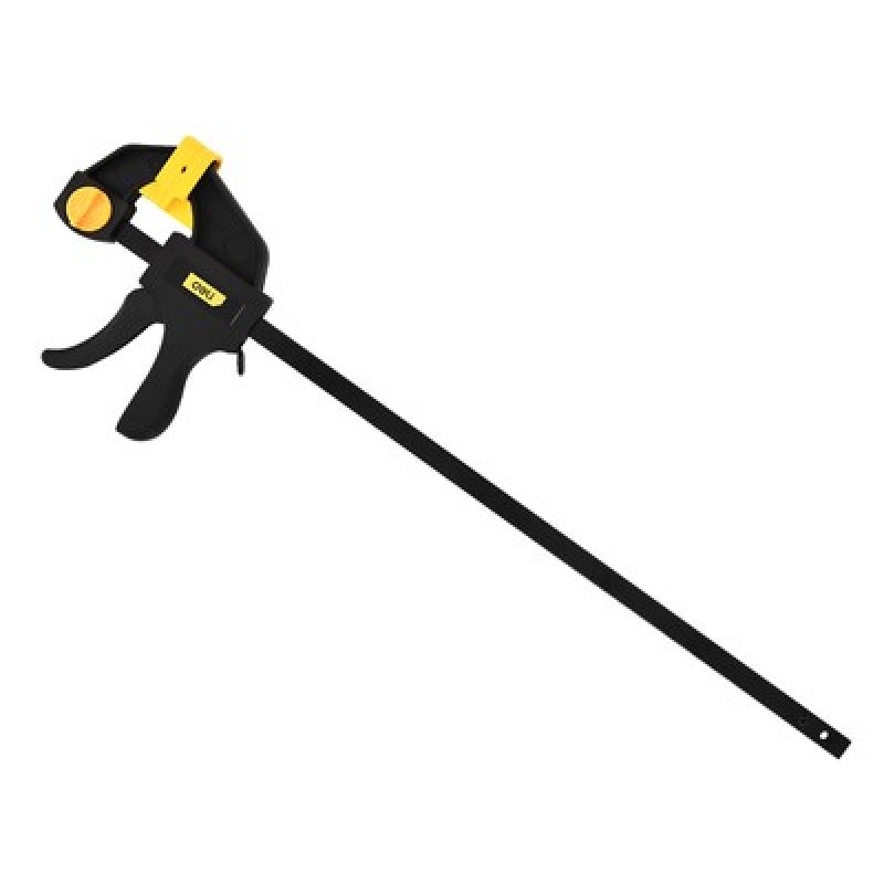 DELI σφιγκτήρας σκανδάλης DL110118 με μέγιστο άνοιγμα 450mm, μαύρος