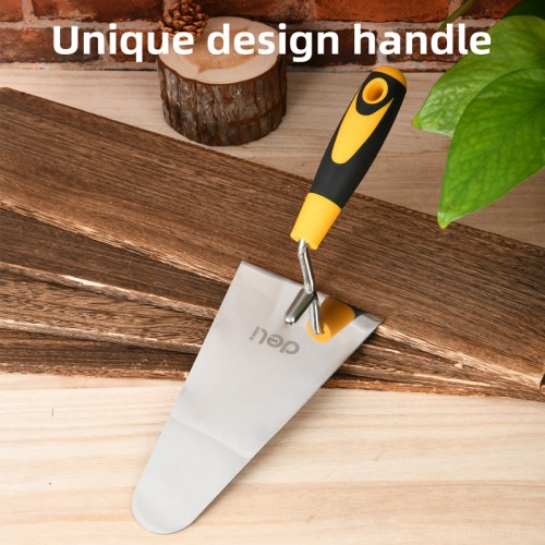 DELI μυστρί DL509323 με αντιολισθητική λαβή, ανοξείδωτο ατσάλι, 200mm