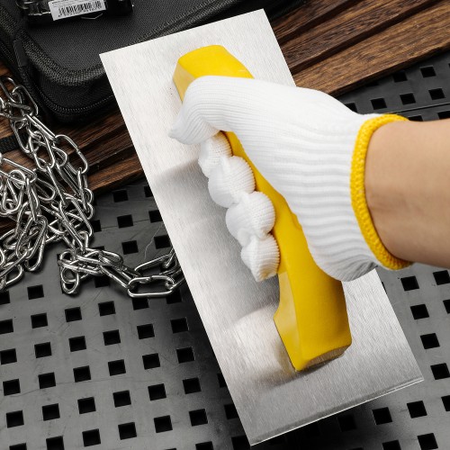 DELI σπάτουλα σοβατίσματος DL509309 με πλαστική λαβή, χάλυβας άνθρακα, 230x100mm