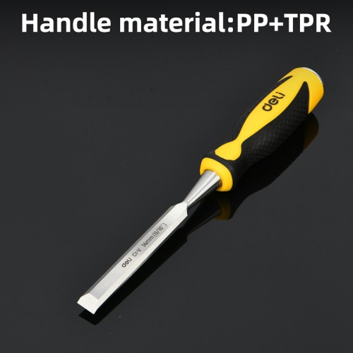 DELI σκαρπέλο ξύλου DL6214-E1 με αντιολισθητική λαβή, 14mm