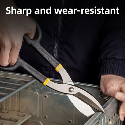 DELI ψαλίδι λαμαρίνας DL25912 με αντιολισθητικές λαβές, 300mm