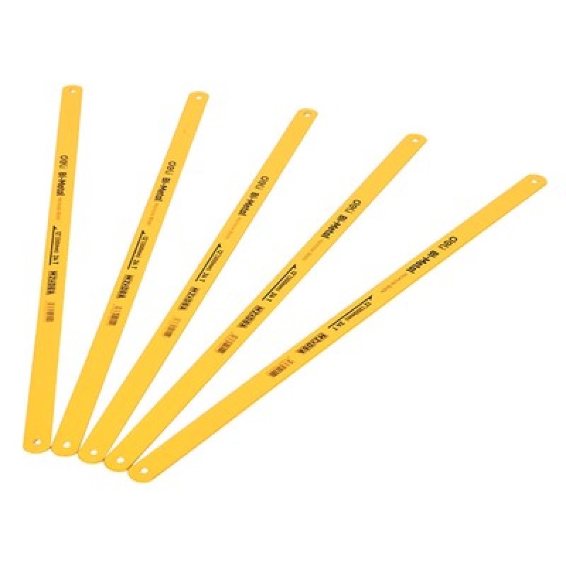 DELI σετ λάμες πριονιού σιδήρου/ξύλου DL353805A, 300mm, 18 TPI, 5τμχ