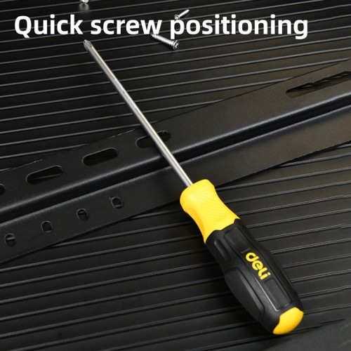 DELI κατσαβίδι σταυρωτό DL636150N με αντιολισθητική λαβή, μαγνητικό, PH2x150mm