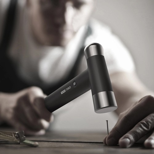 DELI σφυρί μπάλας HT7008 με αντιολισθητική λαβή, 250gr, 245mm, γκρι/μαύρο