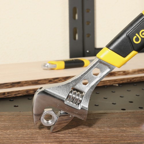 DELI γαλλικό κλειδί DL30108, αντιολισθητική λαβή, ρυθμιζόμενο 0-30mm, 200mm