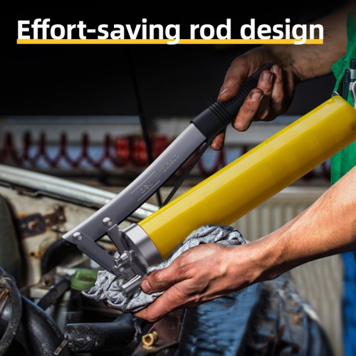 DELI γρασαδόρος χειρός DL2602 με εύκαμπτο σωλήνα, 400cc, 4500-6000psi