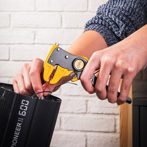 DELI απογυμνωτής καλωδίων DL2003 με κόφτη, 0.5~6mm, 165mm