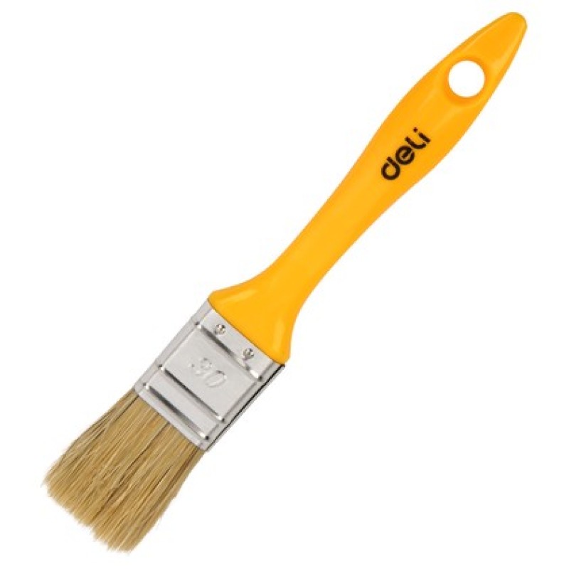 DELI πινέλο βαφής DL509133 με φυσικές τρίχες, πλαστική λαβή, 30mm