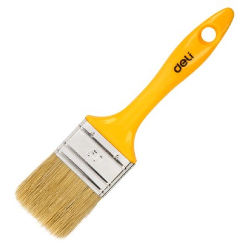DELI πινέλο βαφής DL509135 με φυσικές τρίχες, πλαστική λαβή, 50mm
