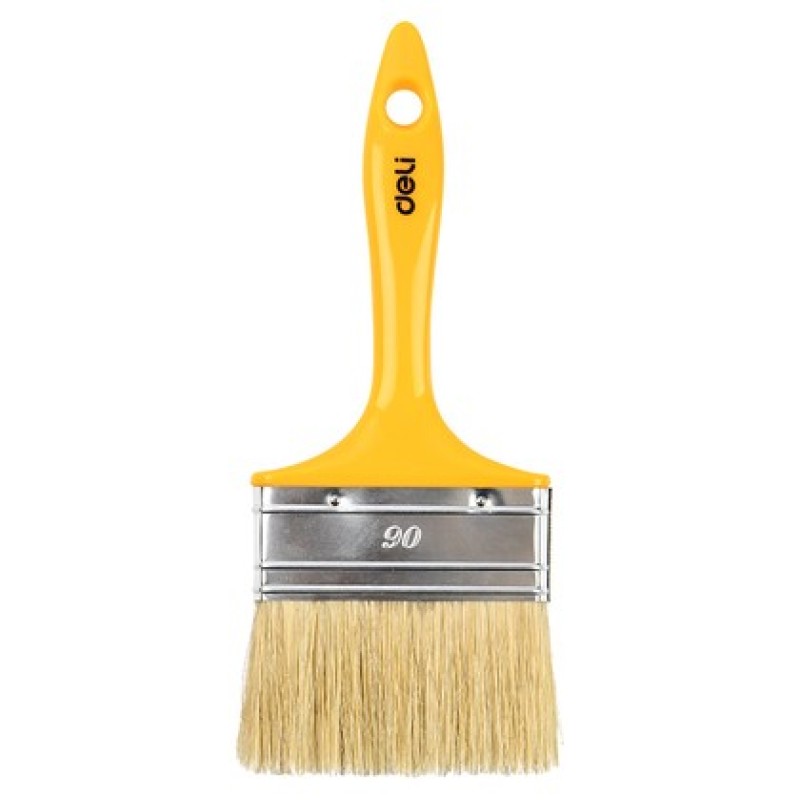 DELI πινέλο βαφής DL509138 με φυσικές τρίχες, πλαστική λαβή, 90mm