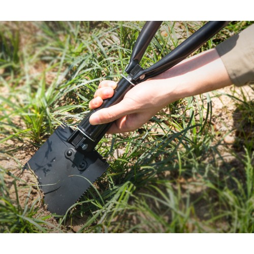 DELI φτυάρι χειρός DL554001 με θήκη, foldable, 47cm