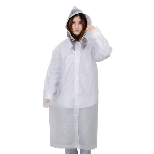 DELI αδιάβροχη καμπαρντίνα DL553010 για ενήλικες, 65x110cm, λευκή