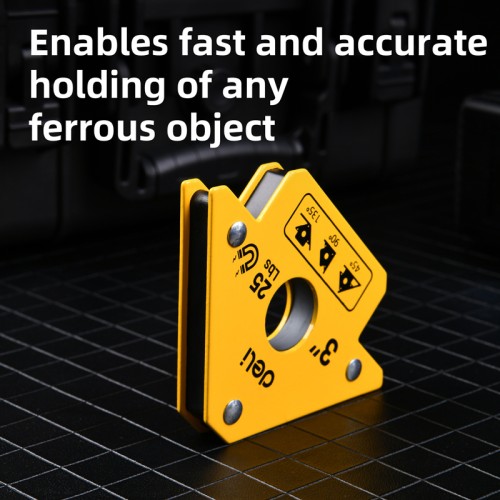 DELI μαγνητική γωνία συγκόλλησης DL-HDW25 με 45°/90°/135° γωνίες, 3