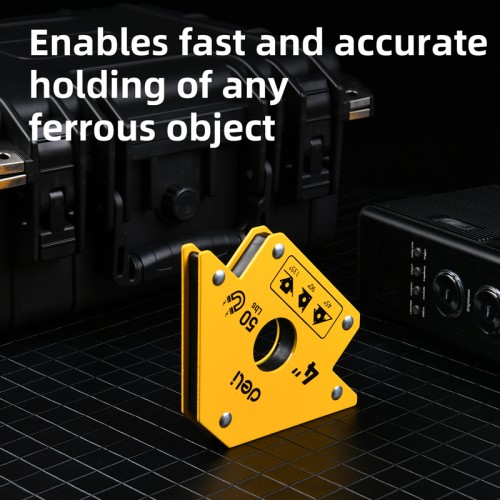 DELI μαγνητική γωνία συγκόλλησης DL-HDW50 με 45°/90°/135° γωνίες, 4