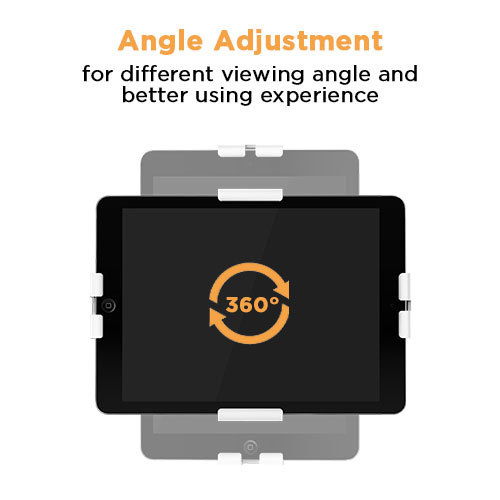 POWERTECH επιτοίχια βάση tablet PT-1447, αντικλεπτική, 7.9-11