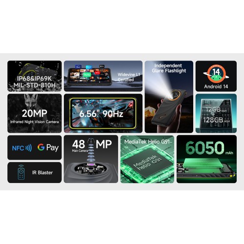 ULEFONE smartphone Armor X31, 6.56