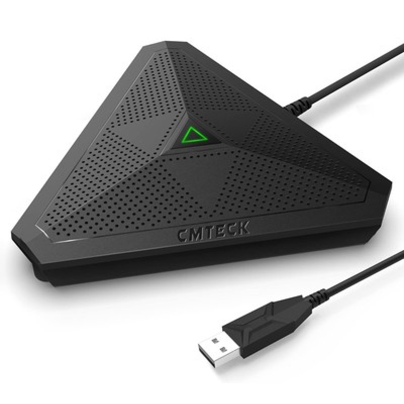 CMTECK επιτραπέζιο μικρόφωνο M001, omnidirectional, USB, μαύρο