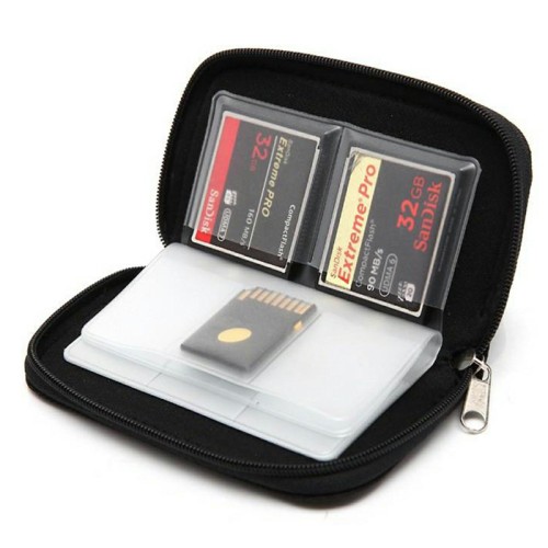 Θήκη για κάρτες SD & CF TR14, 22 θέσεις, μαύρη