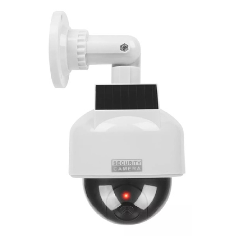 Ψεύτικη κάμερα CCTV LXKAM15 με LED, ηλιακή, λευκή