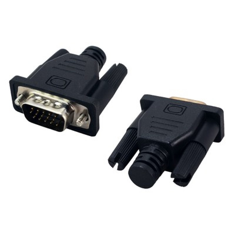 POWERTECH VGA display emulator plug CAB-G041, 4K/60Hz, μαύρο