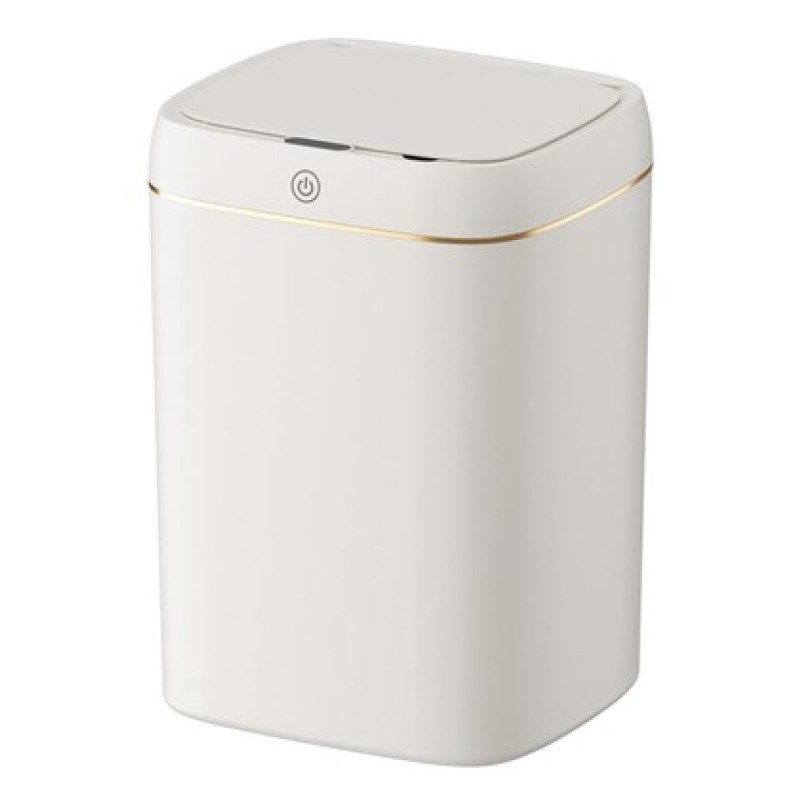 HOME USE κάδος απορριμμάτων HUH-0251 με φωτοκύτταρο, 9lt, λευκός