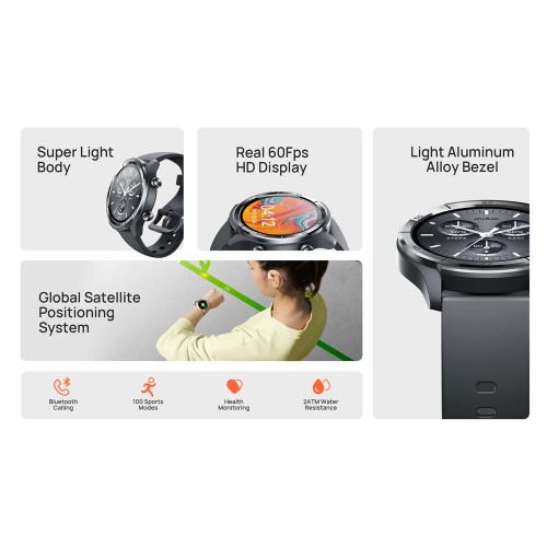 MIBRO smartwatch A3, heart rate, 1.39