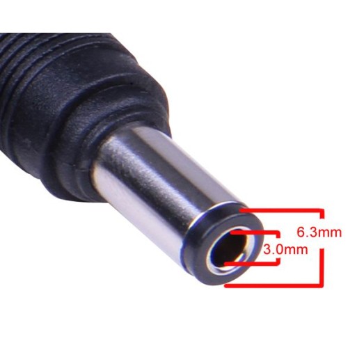 POWERTECH βύσμα για φορτιστή Toshiba/NEC laptop, M1, 15V, 6.3x3mm