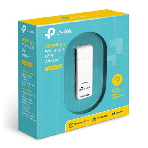 TP-LINK ασύρματος USB αντάπτορας δικτύου TL-WN821N, 300Mbps, Ver. 6.0